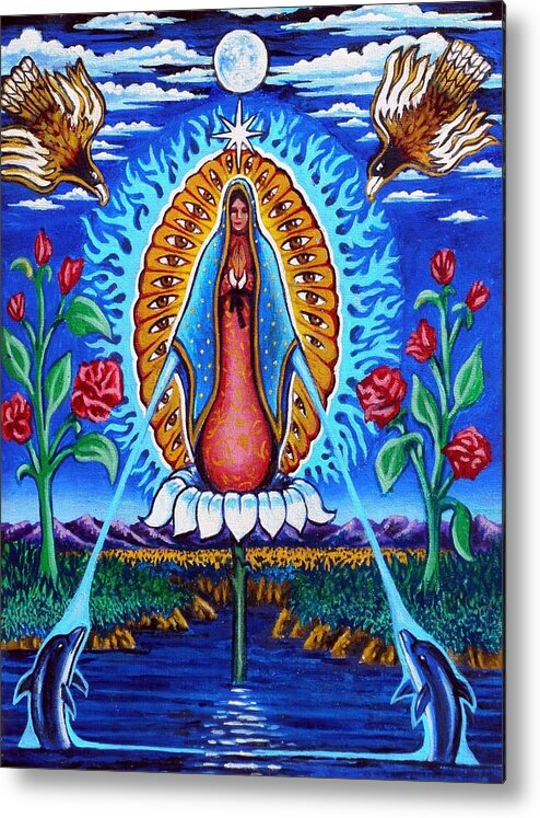 Water Metal Print featuring the painting Watering Whole by James RODERICK