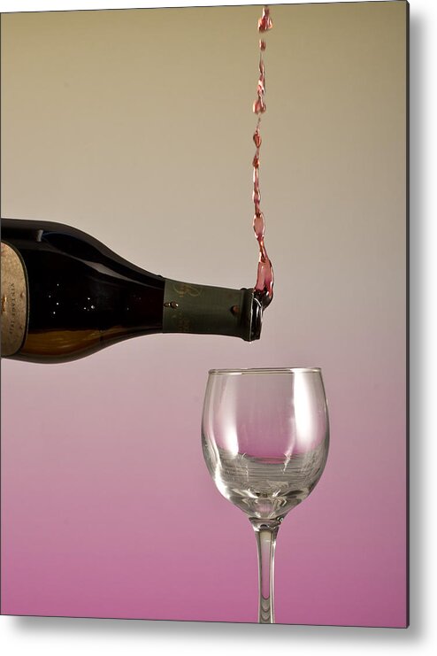 Wine Metal Print featuring the photograph Wrong Wine by Janis Knight