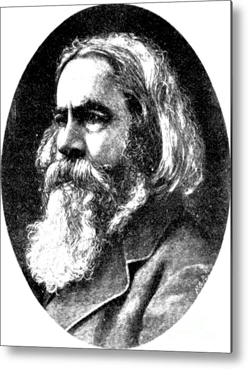 Science Metal Print featuring the photograph Benjamin Peirce, American Mathematician #2 by Science Source