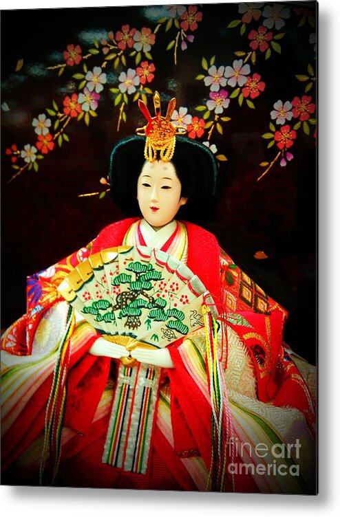 Doll Metal Print featuring the photograph Hina Doll #3 by Eena Bo