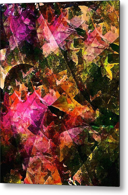 Abstract Metal Print featuring the photograph Abstract 270 by Pamela Cooper