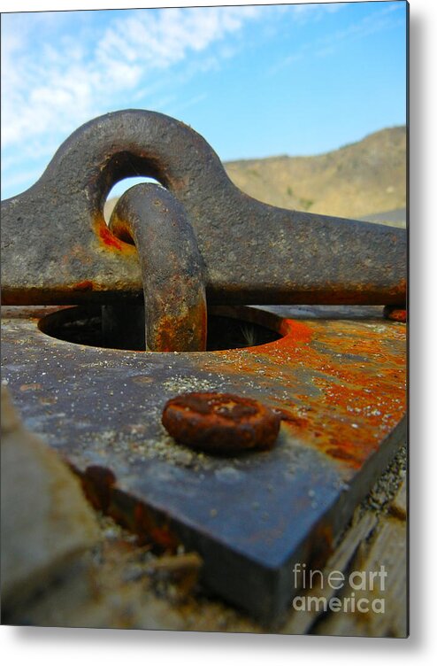 Photography Metal Print featuring the photograph Anchored Down by KD Johnson