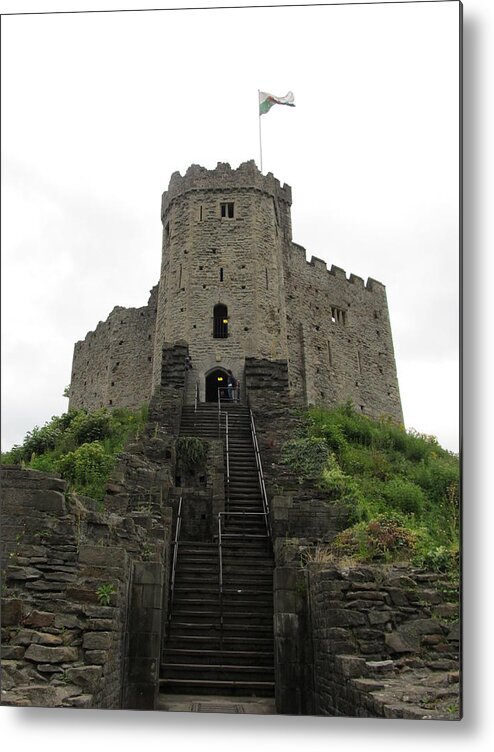 Cardiff Metal Print featuring the photograph Cardiff Castle by Ian Kowalski