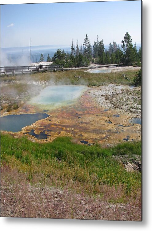 Yellowstone National Park Metal Print featuring the photograph Colors of Yellowstone by Shawn Hughes