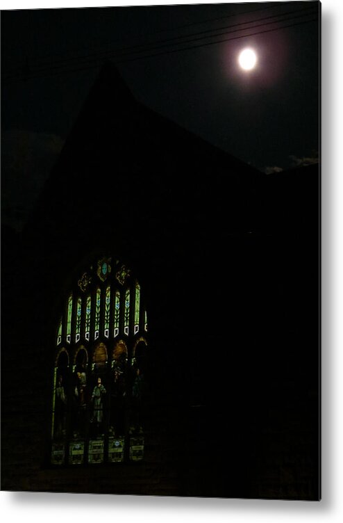 Window Metal Print featuring the photograph Dark Church by Azthet Photography