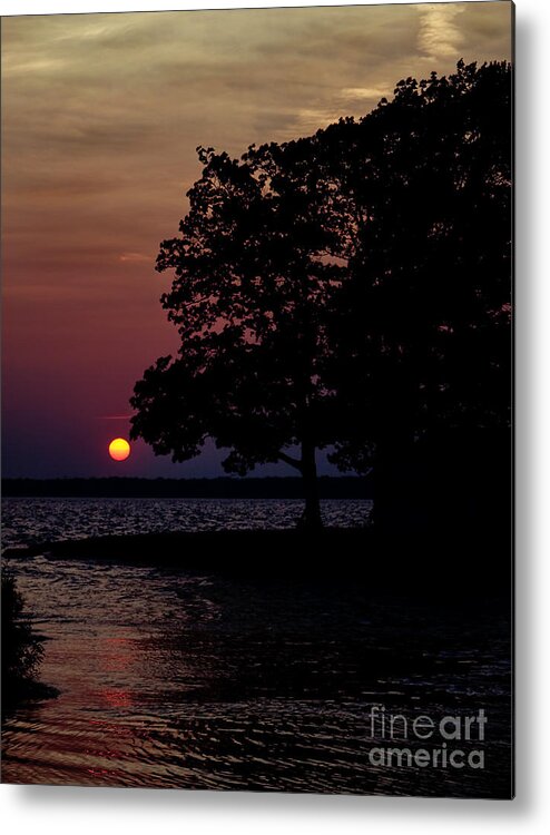 Sunset Metal Print featuring the photograph Day Is Done by Terry Doyle