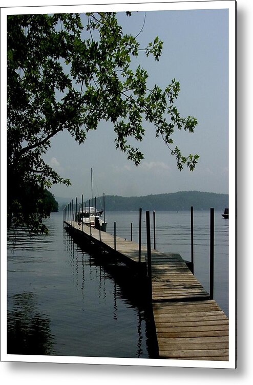 Dock Metal Print featuring the photograph Docks end by Frank Wickham