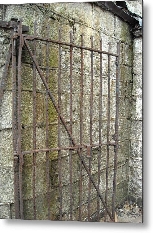 Ennis Metal Print featuring the photograph Iron Gate by Christophe Ennis