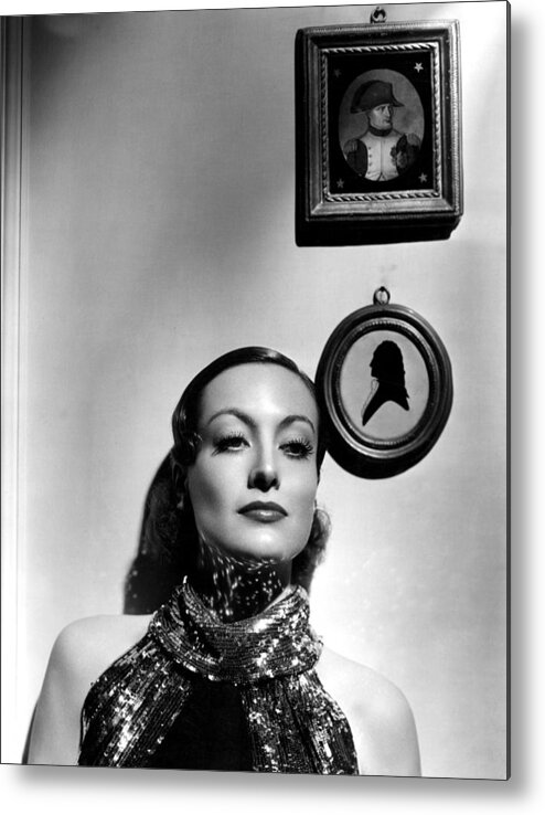 1930s Fashion Metal Print featuring the photograph Joan Crawford, 62234 by Everett