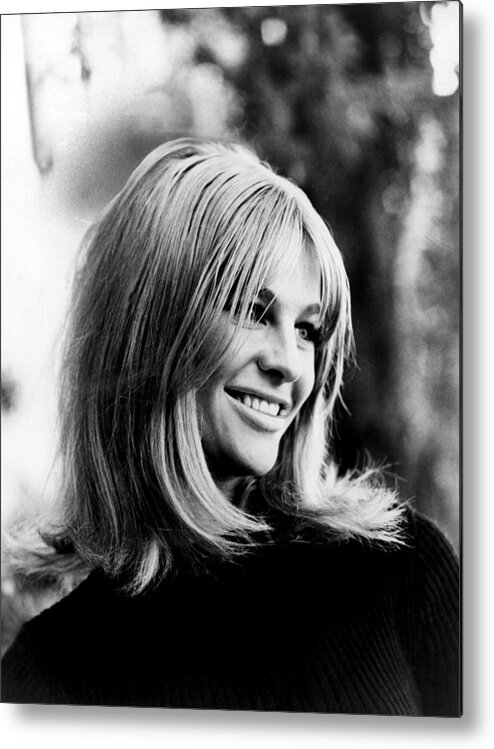 1960s Hairstyles Metal Print featuring the photograph Julie Christie, 1965 by Everett