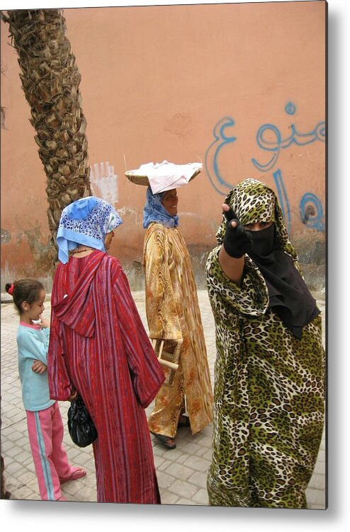 Morocco Metal Print featuring the photograph Morocco 3 by Zofia Kijak