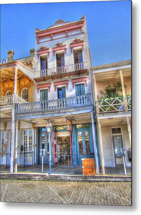 Old Town Sacramento Metal Print featuring the photograph Old West Architecture by Barry Jones