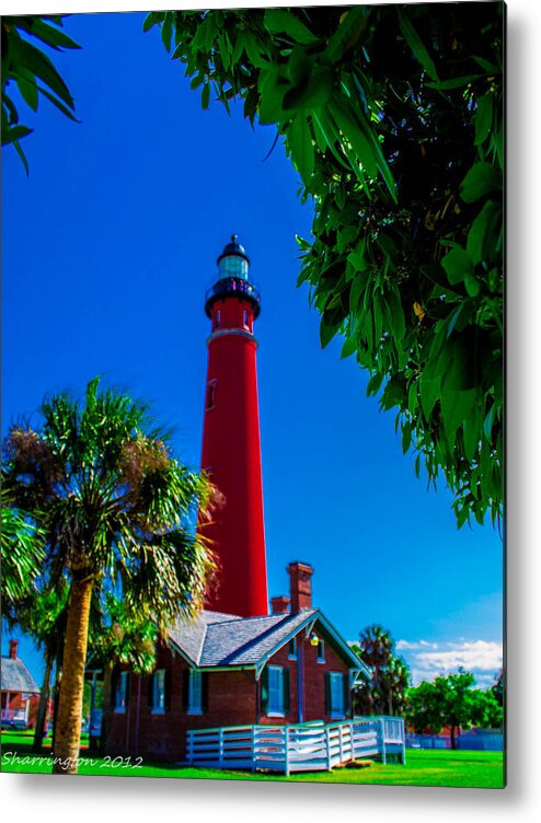 Lighthouse Metal Print featuring the photograph Ponce Inlet Lighthouse 1 by Shannon Harrington