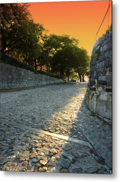 Savannah Metal Print featuring the photograph Savannah Sunset by Paul Mashburn