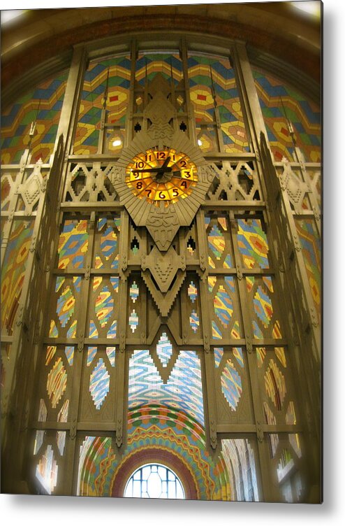 Guardian Building Metal Print featuring the photograph Somewhere In Time by Rebecca Wood