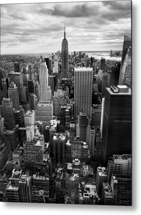 Ny Metal Print featuring the photograph NYC Downtown by Nina Papiorek