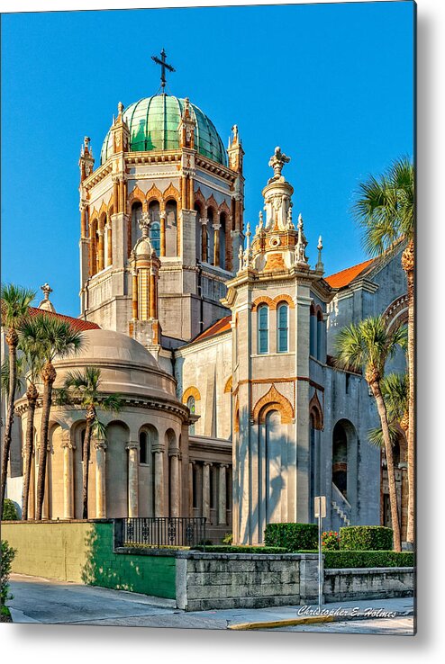 Structure Metal Print featuring the photograph Flagler Memorial Presbyterian Church 3 by Christopher Holmes