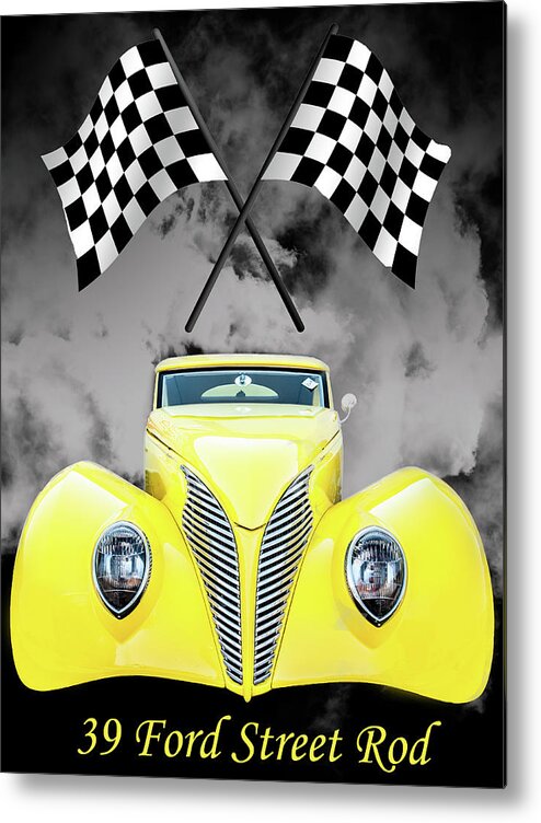 Classic Car Metal Print featuring the photograph 39 Ford by Scott Cordell