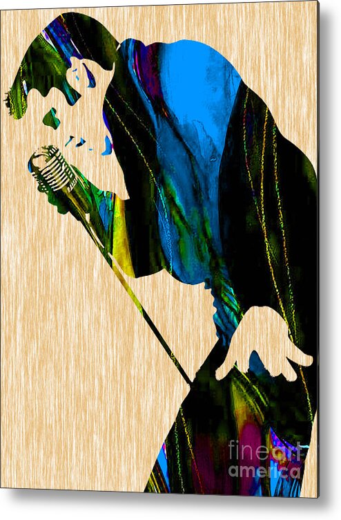 Elvis Metal Print featuring the mixed media Elvis Presley Collection #55 by Marvin Blaine