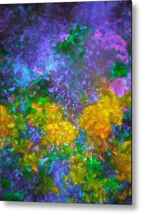 Abstract Metal Print featuring the photograph Abstract 92 by Pamela Cooper