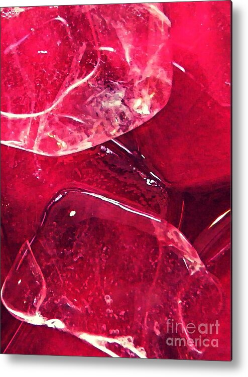 Abstract Ice 12 Metal Print featuring the photograph Abstract Ice 12 by Sarah Loft