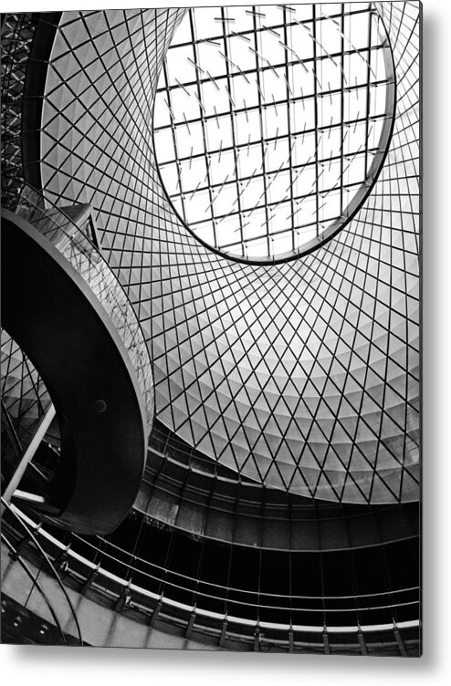 Abstract Metal Print featuring the photograph Abstract Oculus by Jessica Jenney