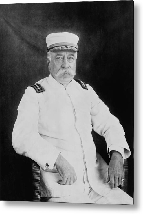 George Dewey Metal Print featuring the photograph Admiral George Dewey by War Is Hell Store