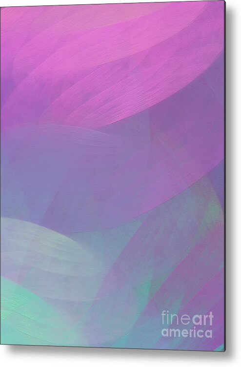Abstract Metal Print featuring the digital art Andee Design Abstract 85 2017 by Andee Design