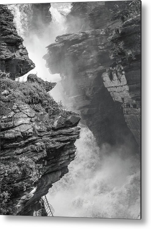 5dii Metal Print featuring the photograph Athabasca Falls by Mark Mille