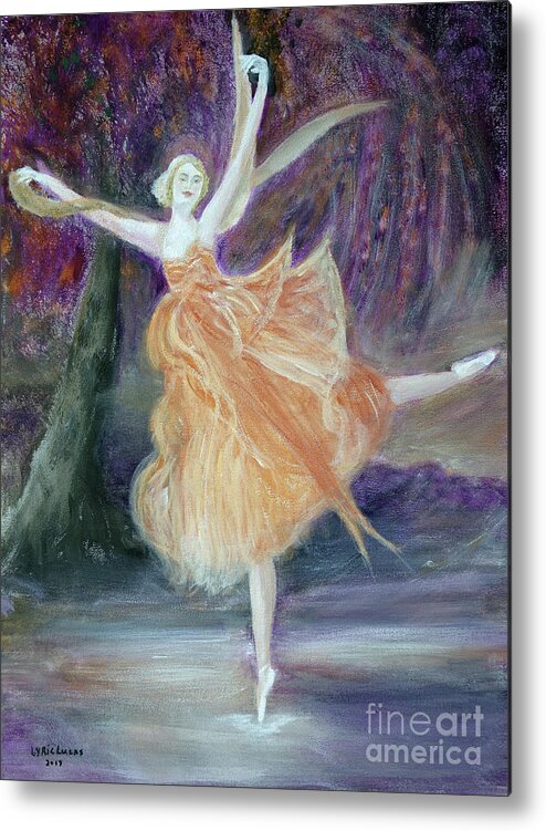 Impressionism Metal Print featuring the painting Autumnal Spirit by Lyric Lucas