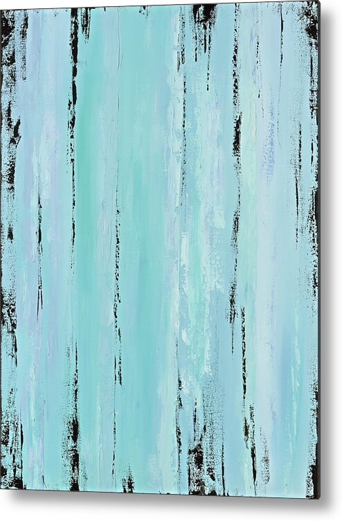 Beach Metal Print featuring the painting Beach Boards by Tamara Nelson