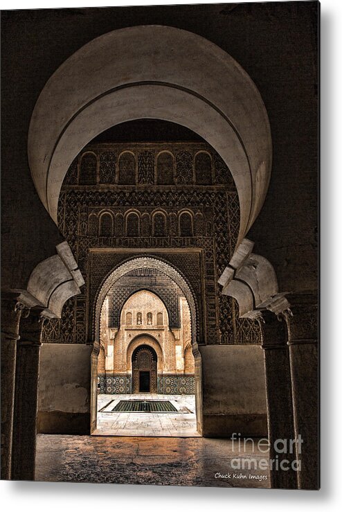 Morocco Metal Print featuring the photograph Ben Youssef III by Chuck Kuhn