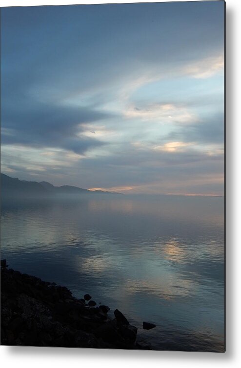 Galleryofhope Metal Print featuring the photograph Blue Haze by Gallery Of Hope 