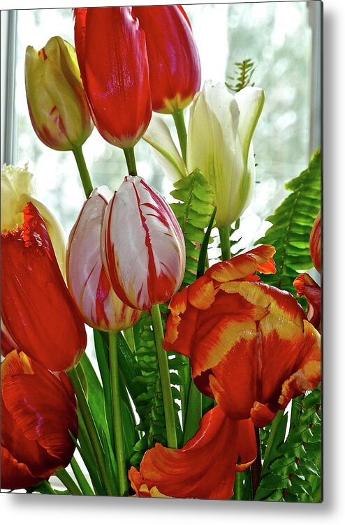 Flowers Metal Print featuring the photograph Bright Bouquet by Diana Hatcher