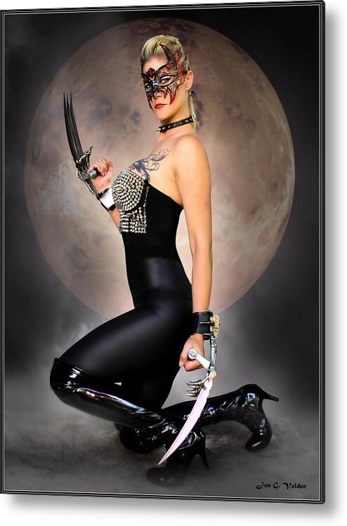 Fantasy Metal Print featuring the photograph Bring It On by Jon Volden
