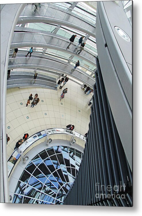 Bundestag Metal Print featuring the photograph Bundestag 25 by Randall Weidner