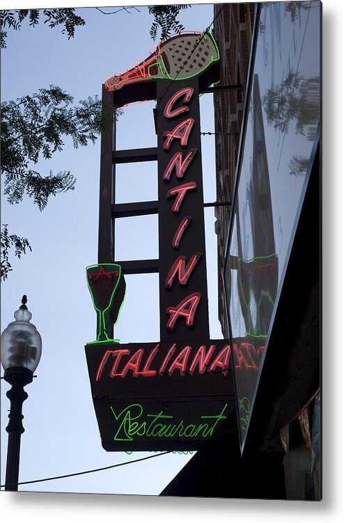 Landscape Metal Print featuring the photograph Cantina Italiana by Mary Capriole