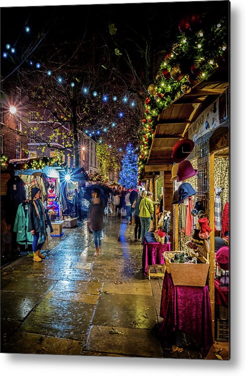 Xmas Metal Print featuring the photograph Christmas Market by Nick Bywater