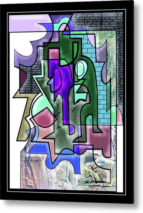 Cloistered Metal Print featuring the painting Cloistered by Craig A Christiansen