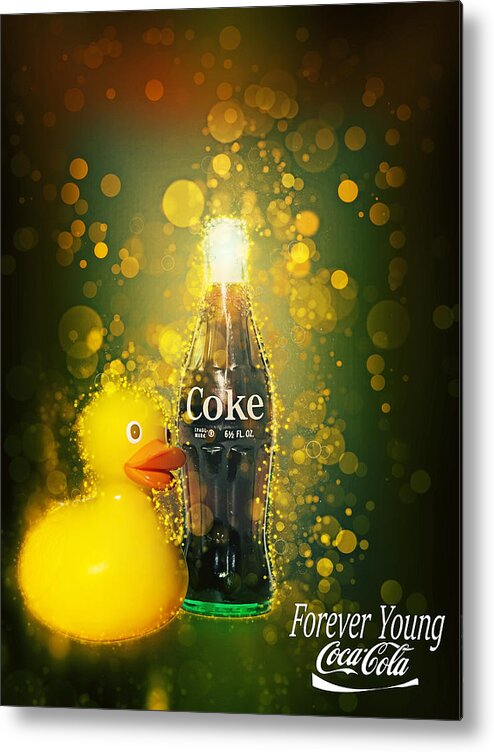 Duck Metal Print featuring the photograph Coca-Cola Forever Young 5 by James Sage