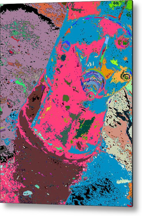 Colorfication Skid Row Water Metal Print featuring the photograph Colorfication Skid Row Water 5 by Kenneth James