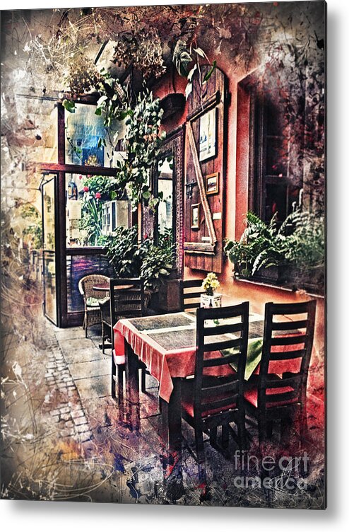Cracow Metal Print featuring the painting Cracow Kazimierz by Justyna Jaszke JBJart