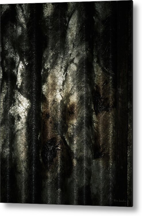 Abstract Metal Print featuring the photograph Decay by Wim Lanclus