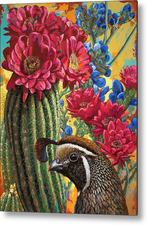 Desert Metal Print featuring the painting Desert Dreaming by David Palmer