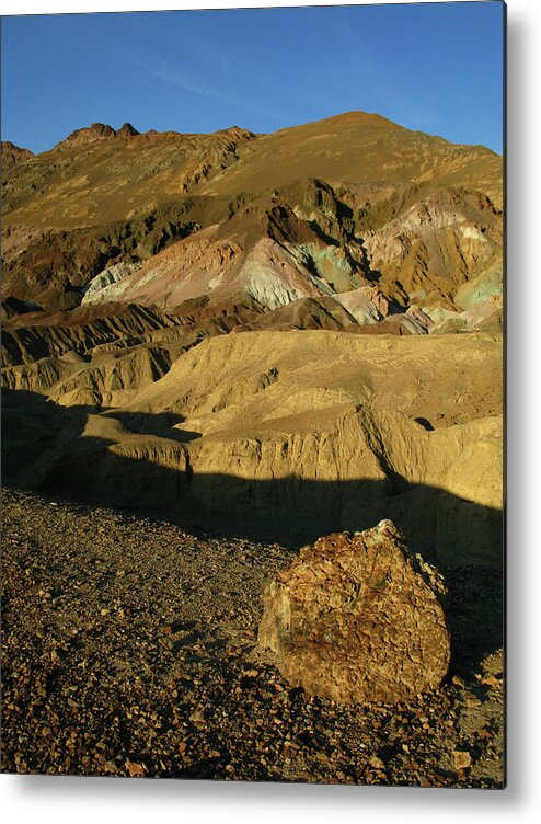 Death Valley Metal Print featuring the photograph Desert Hills by Inge Riis McDonald