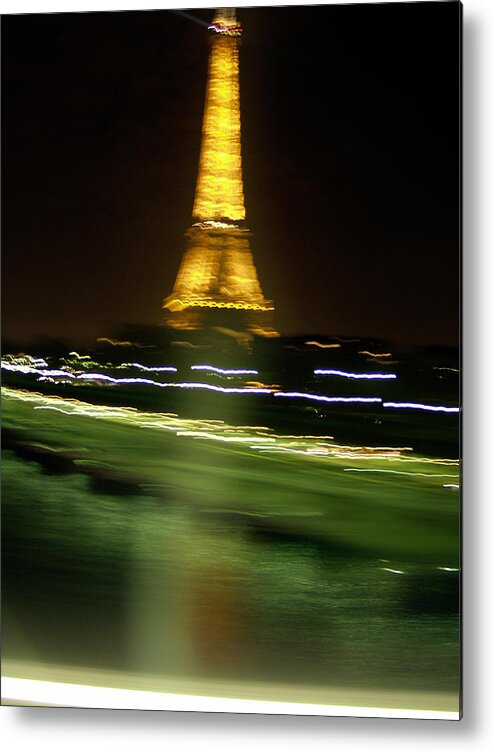 Eiffel Metal Print featuring the photograph Eiffel Moves by Mark Currier