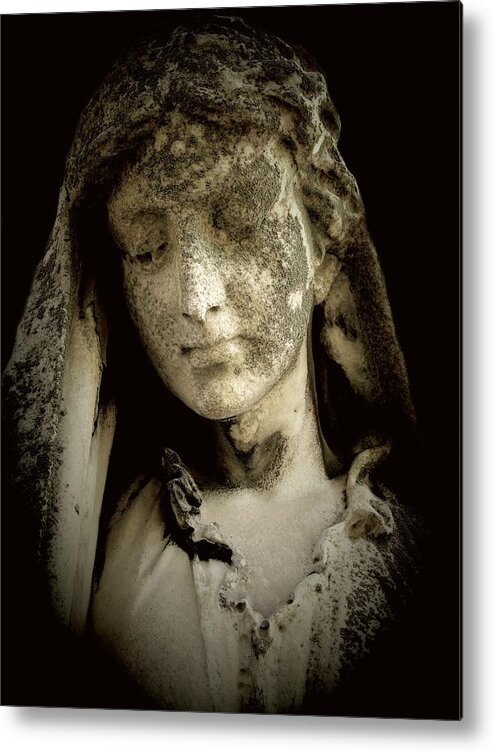 Angel Metal Print featuring the photograph Face of an Angel 9 by Maria Huntley