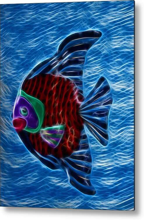 Fish Metal Print featuring the photograph Fish In Water by Shane Bechler
