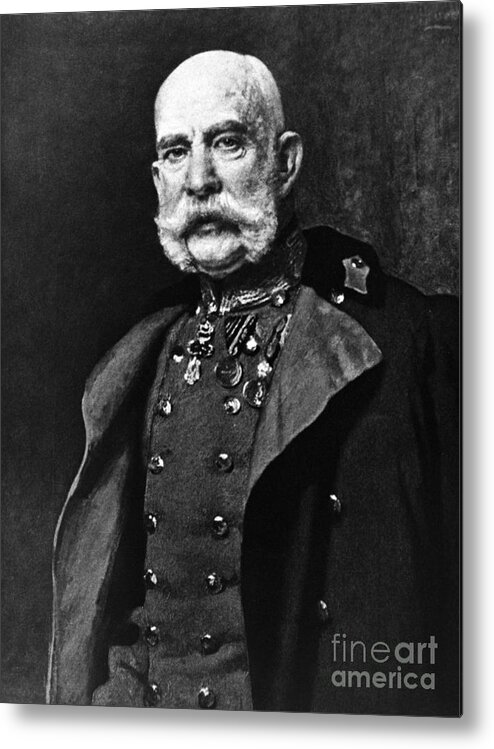History Metal Print featuring the photograph Franz Joseph I, Emperor Of Austria by Omikron
