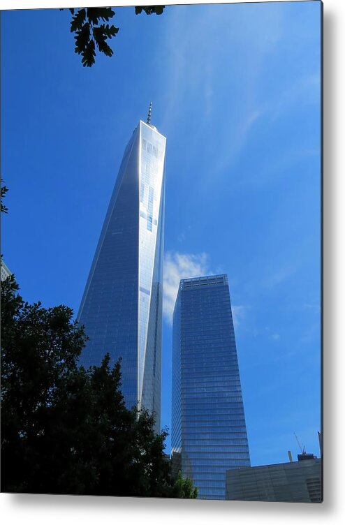 Freedom Tower Metal Print featuring the photograph Freedom Tower 01 by Jonathan Sabin